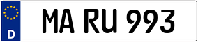 Truck License Plate